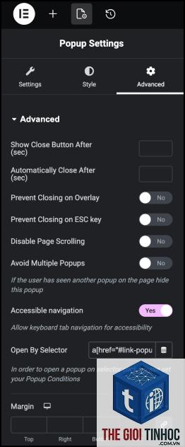 elementor popup trigger lỗi - Hình 4