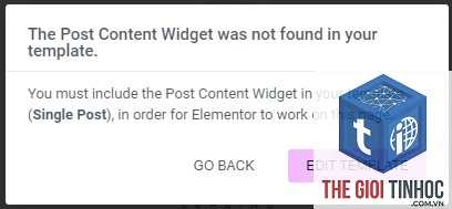 elementor posts widget lỗi