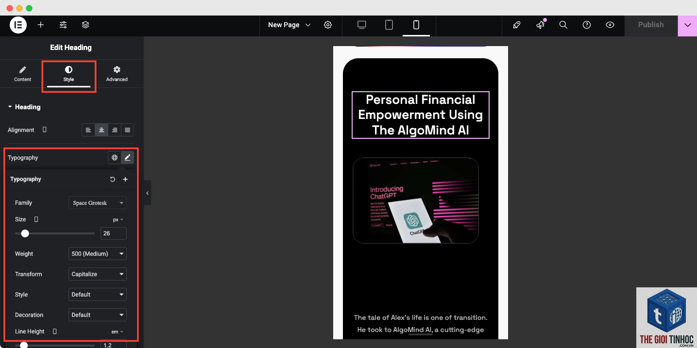 elementor responsive typography lỗi - Hình 2