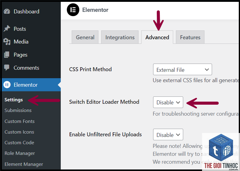 elementor save conflict