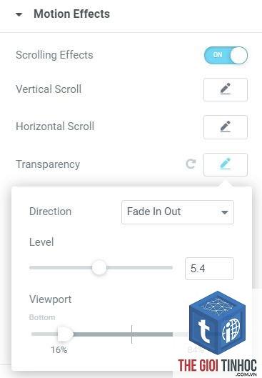 elementor scroll effects lỗi - Hình 2