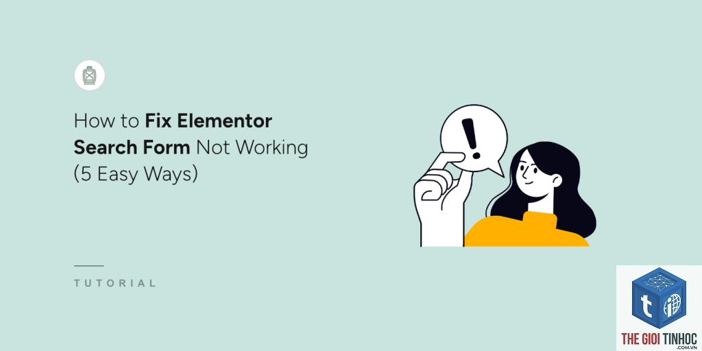 elementor search query lỗi
