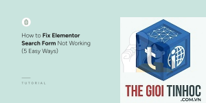 elementor search query lỗi
