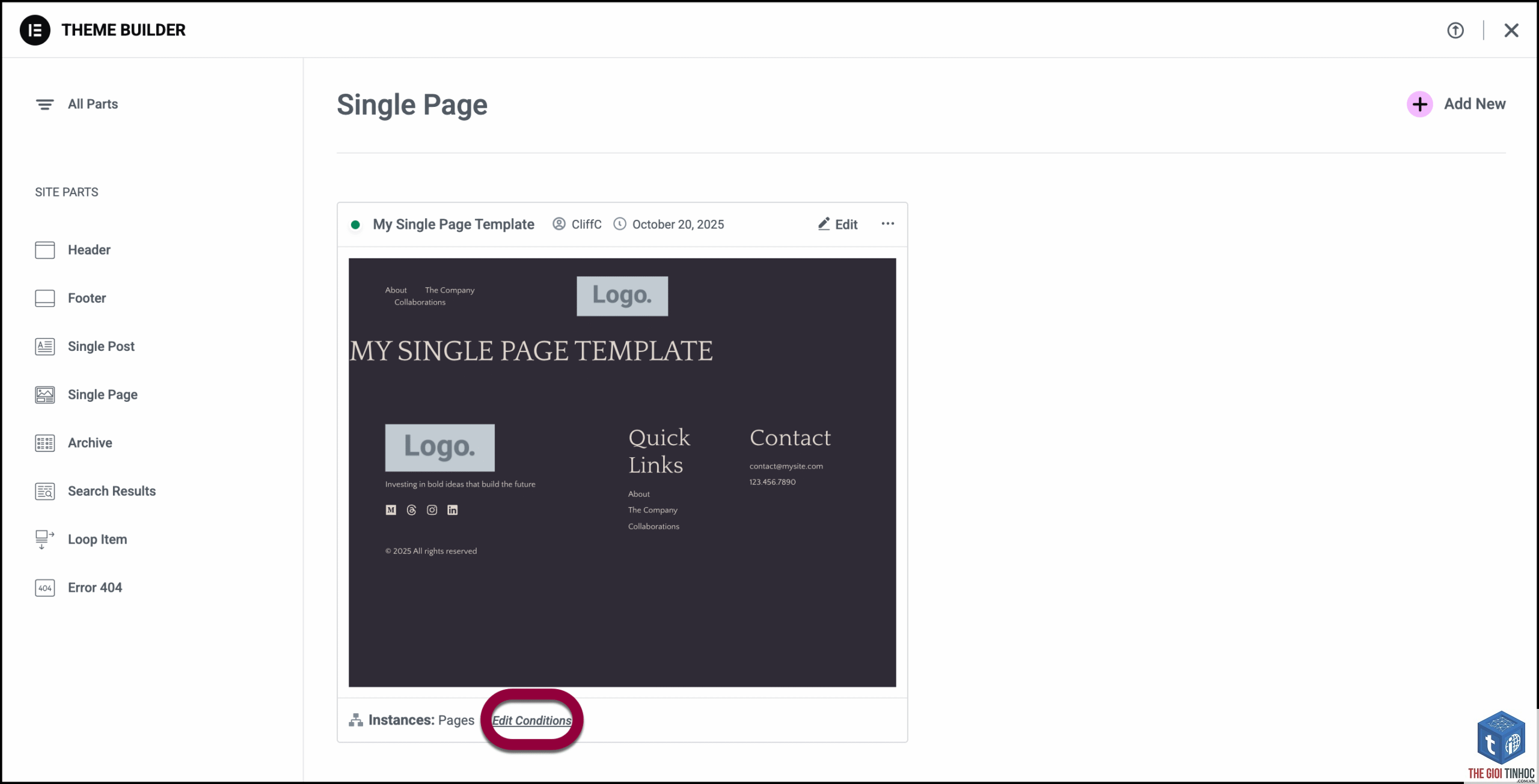 elementor single post template lỗi - Hình 4