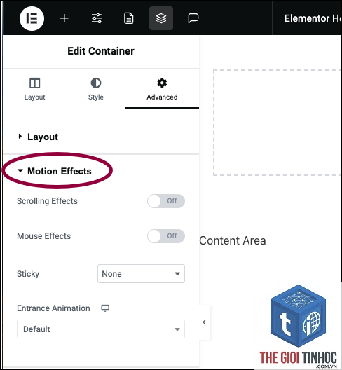 elementor sticky header lỗi - Hình 4