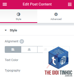 elementor text alignment lỗi - Hình 4