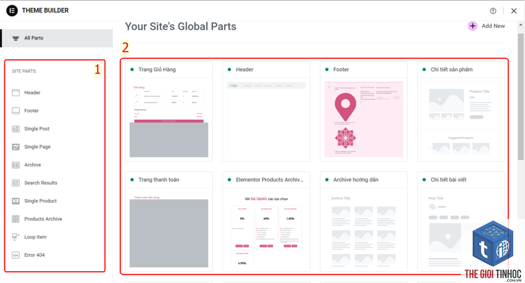 elementor theme builder không hoạt động - Hình 4