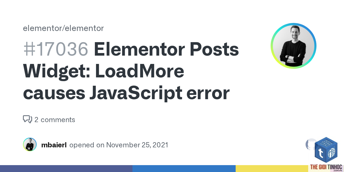 elementor widget lỗi javascript - Hình 2