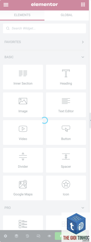 elementor youtube widget lỗi