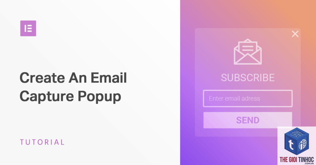 email popup elementor