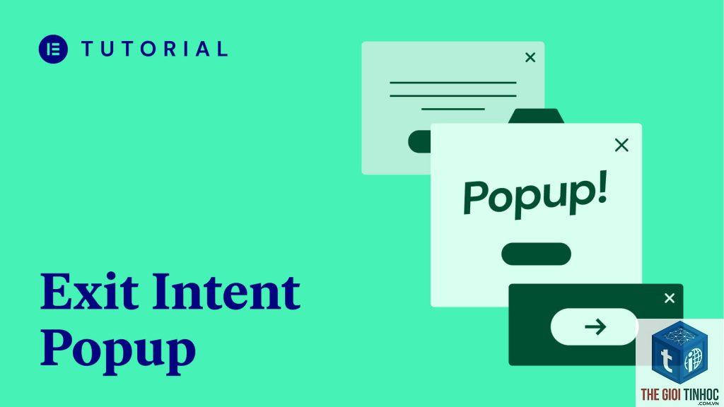 exit intent popup elementor