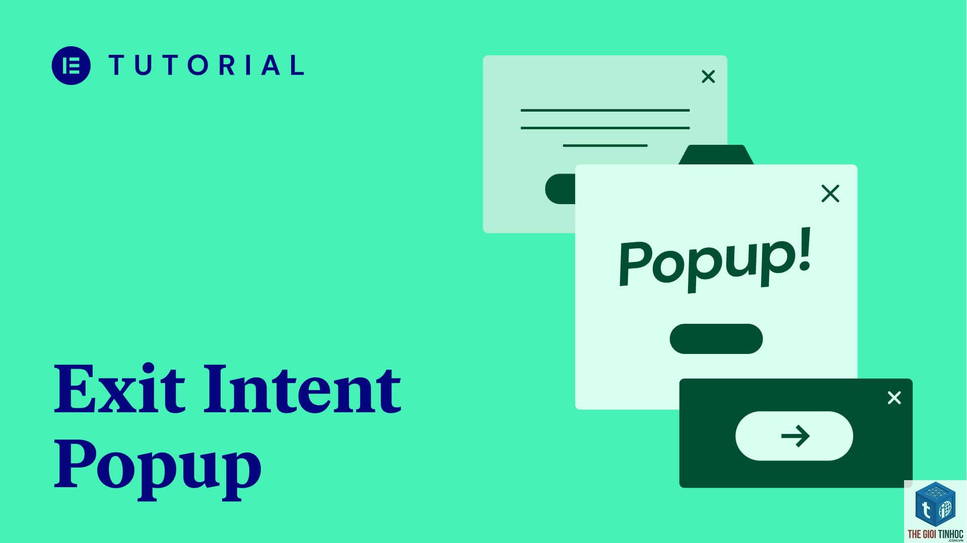 exit intent popup elementor - Hình 1