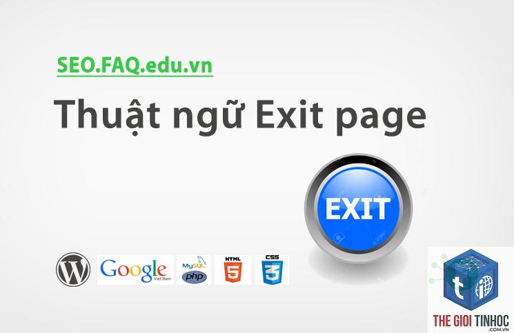 exit page là gì