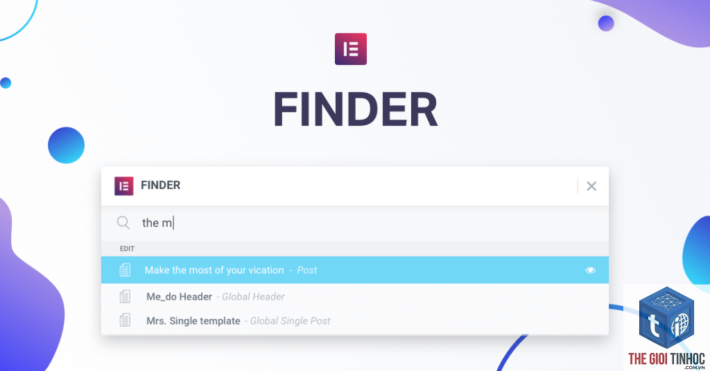 finder elementor