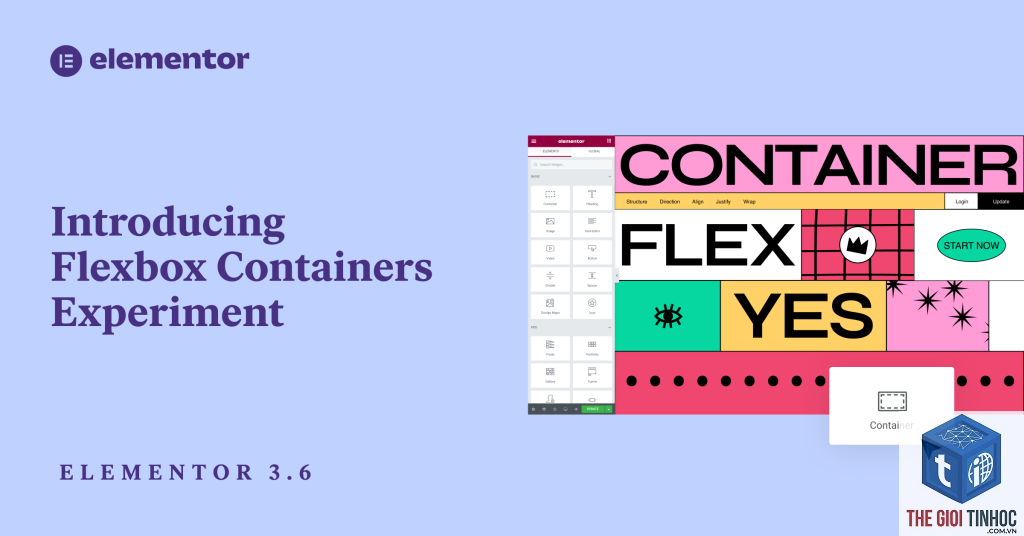 flexbox container elementor