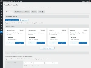 font loading wordpress