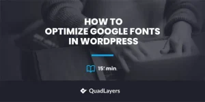 font optimization wordpress