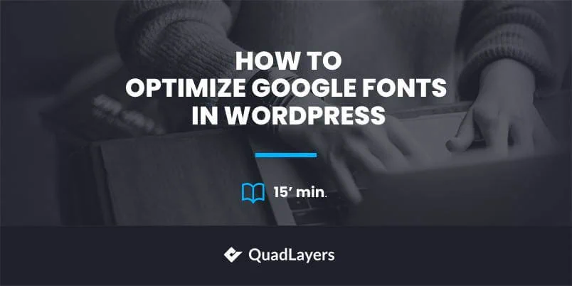 font optimization wordpress