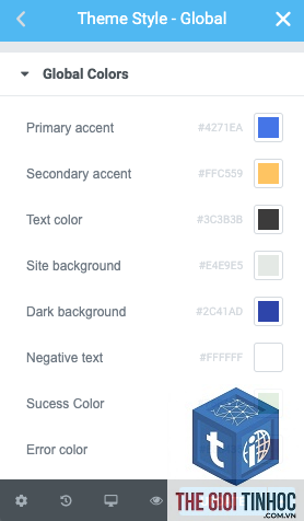 global colors elementor - Hình 5