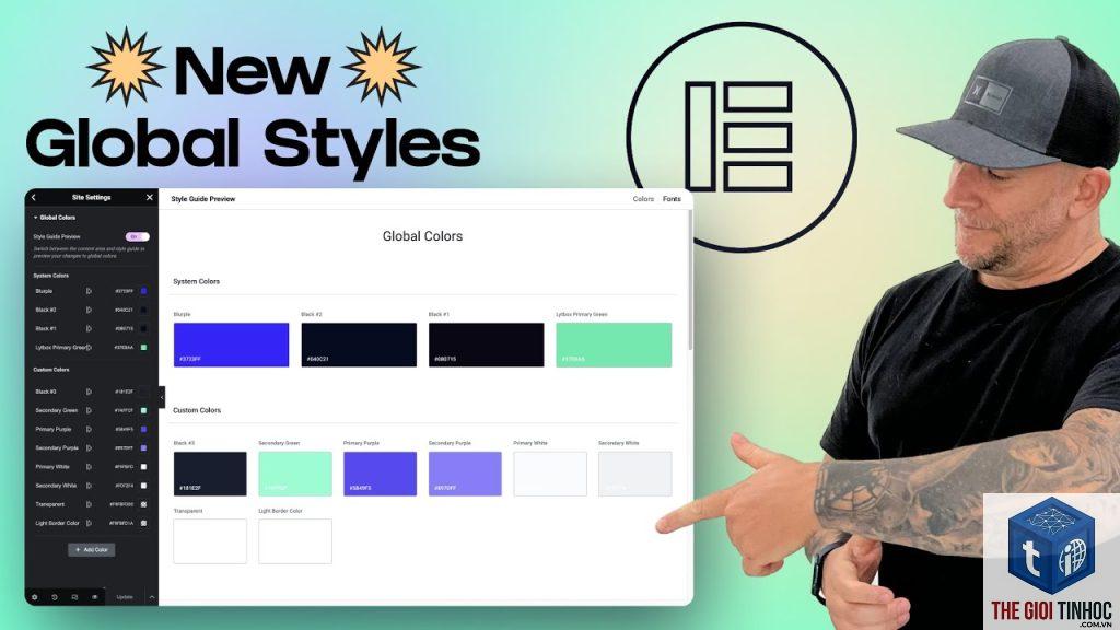 global style elementor
