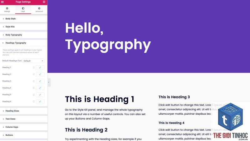 global typography elementor - Hình 2