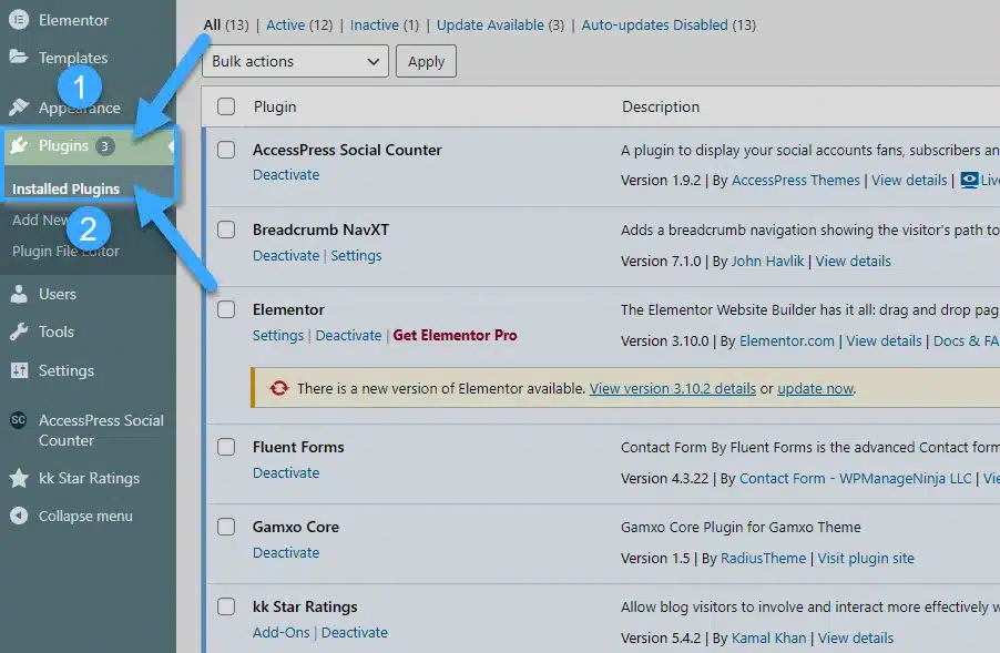 gỡ plugin wordpress - Hình 3