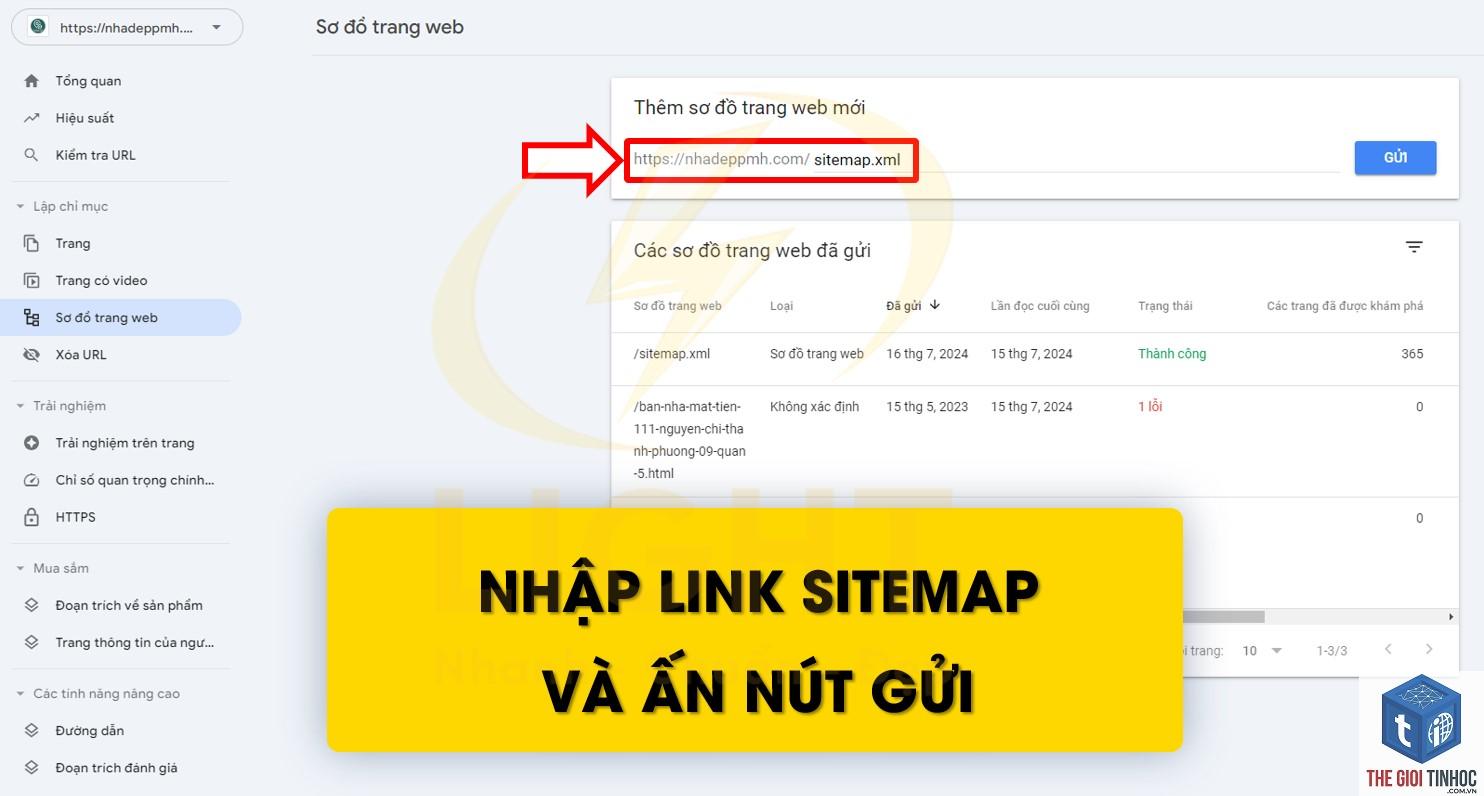 gửi sitemap lên google search console - Hình 2
