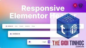 header responsive elementor