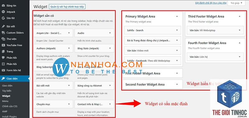hiển thị widget wordpress - Hình 4