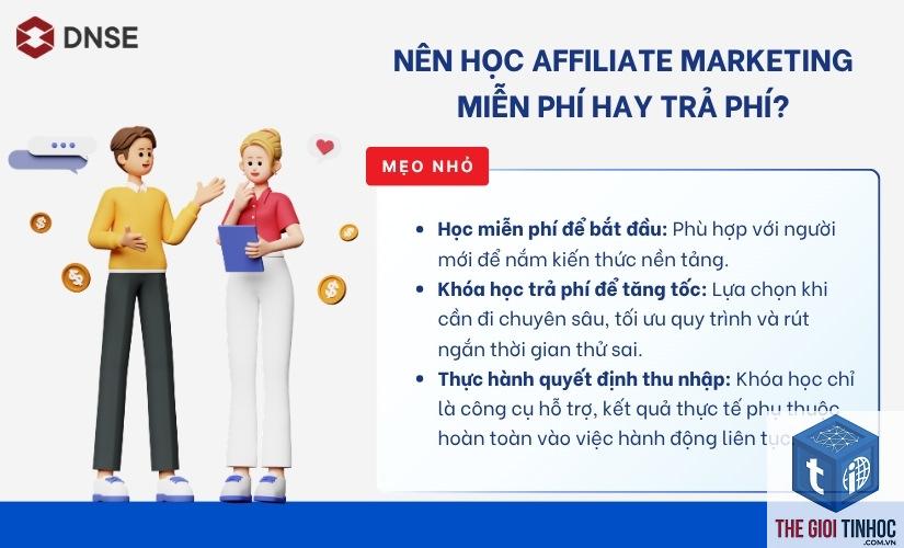 học affiliate marketing miễn phí