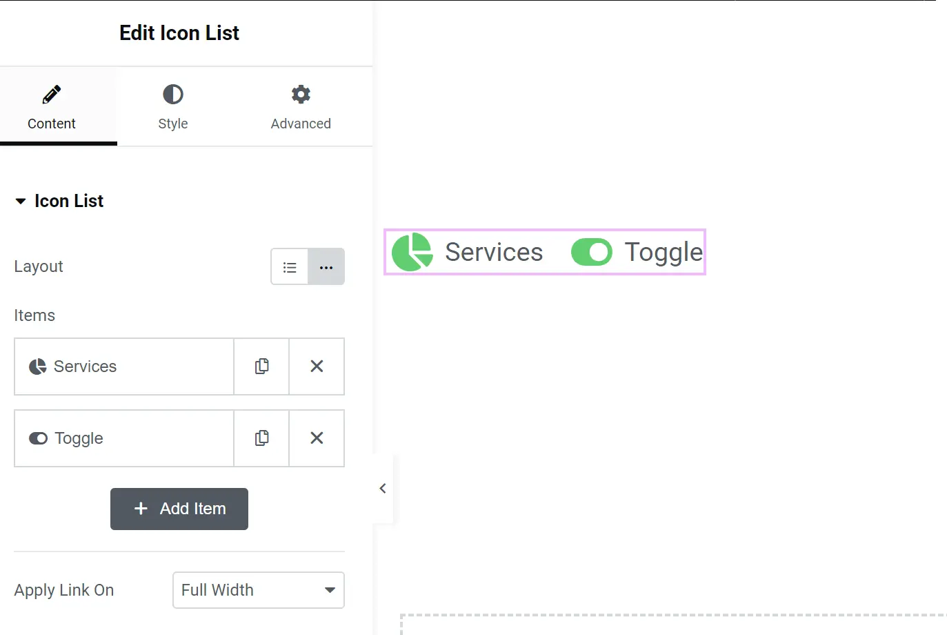 icon list widget elementor - Hình 5