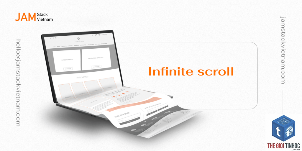 infinite scroll là gì