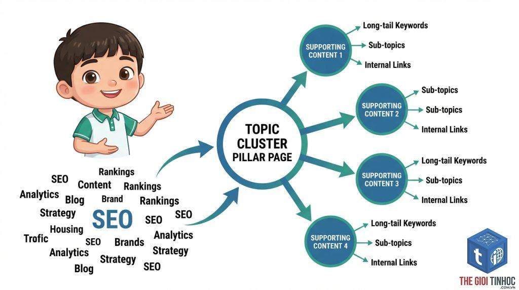 keyword clustering là gì