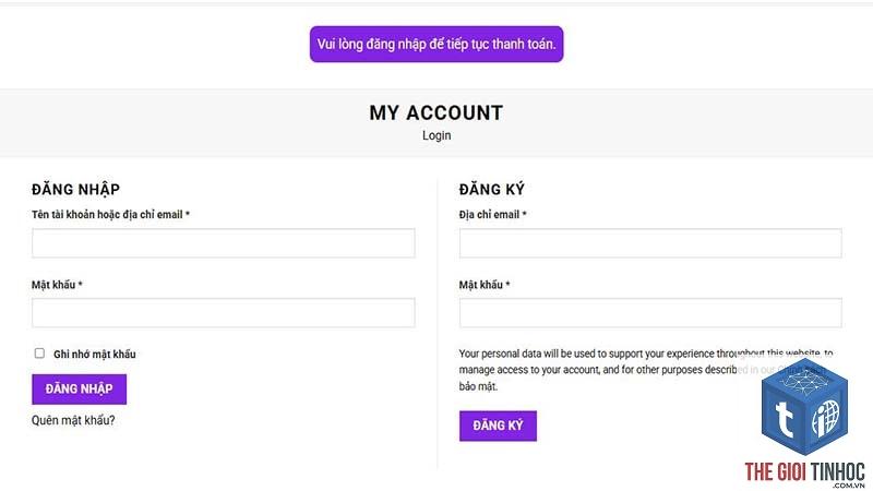 khách hàng đăng ký woocommerce - Hình 2
