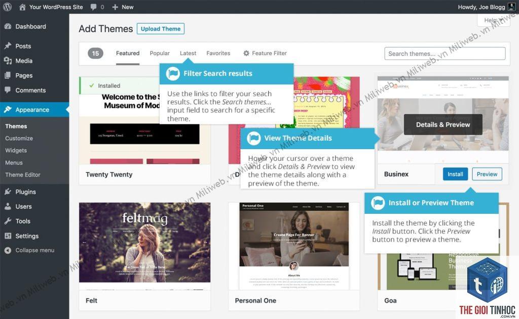không kích hoạt được theme wordpress - Hình 5