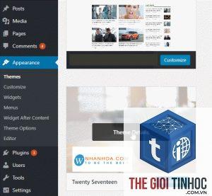 không xóa được theme wordpress