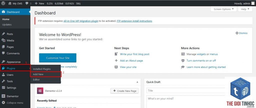kích hoạt plugin wordpress - Hình 2