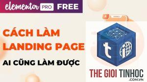 landing page bán hàng elementor