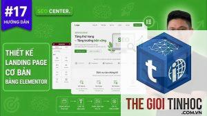 landing page bằng elementor