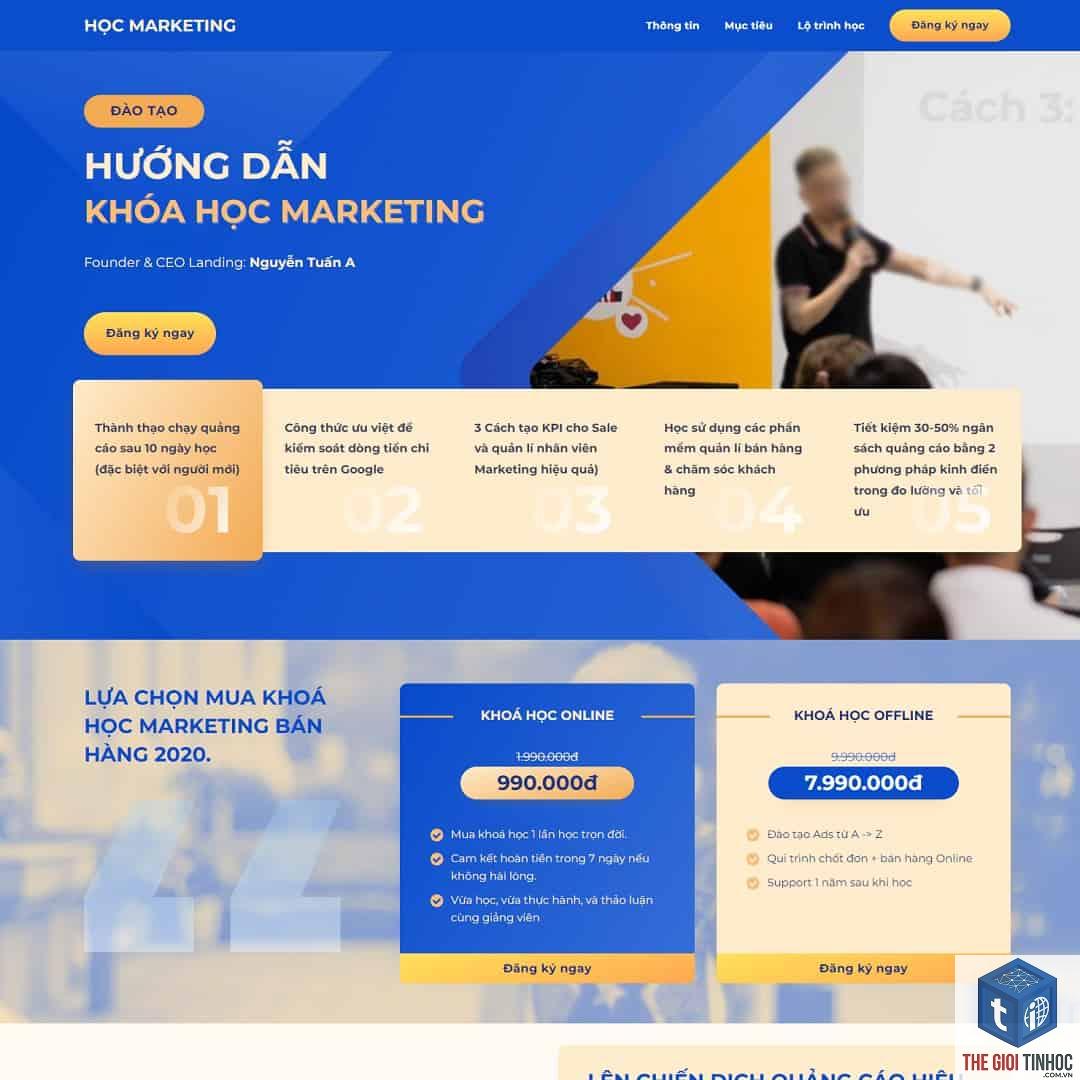 landing page khóa học elementor - Hình 2