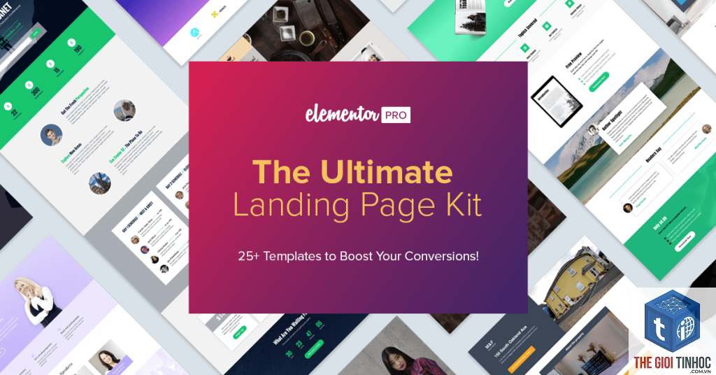 landing page template elementor