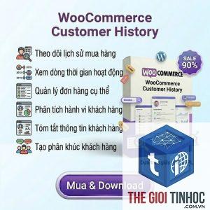lịch sử woocommerce