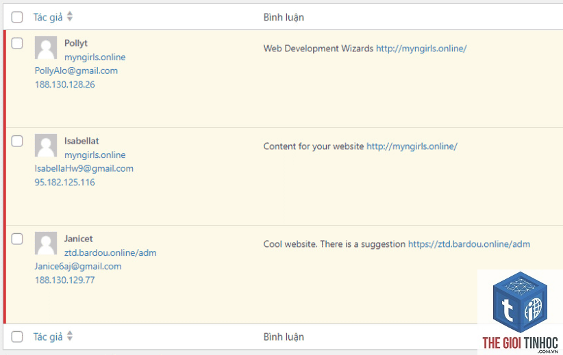 lọc bình luận spam wordpress - Hình 5