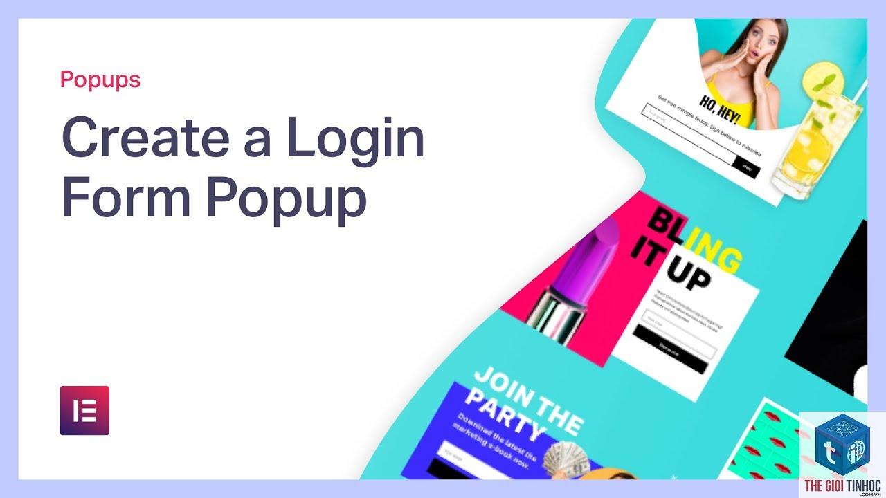 login popup elementor - Hình 5