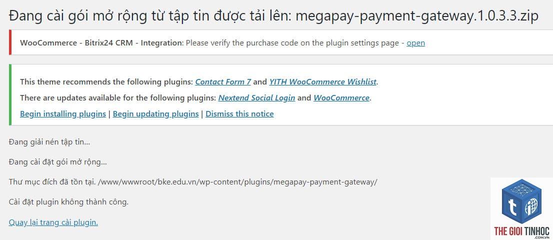 lỗi cập nhật plugin wordpress - Hình 5