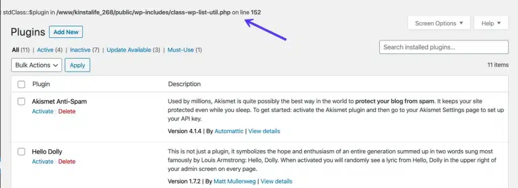 lỗi gỡ plugin wordpress - Hình 5
