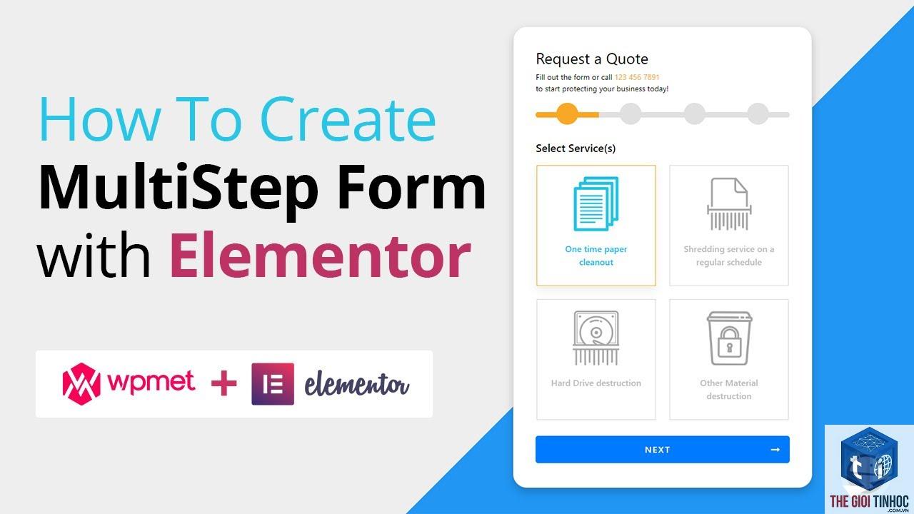 multi step form elementor - Hình 4