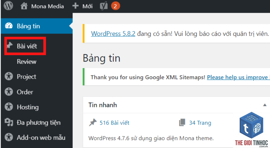 nhập bài viết wordpress - Hình 2