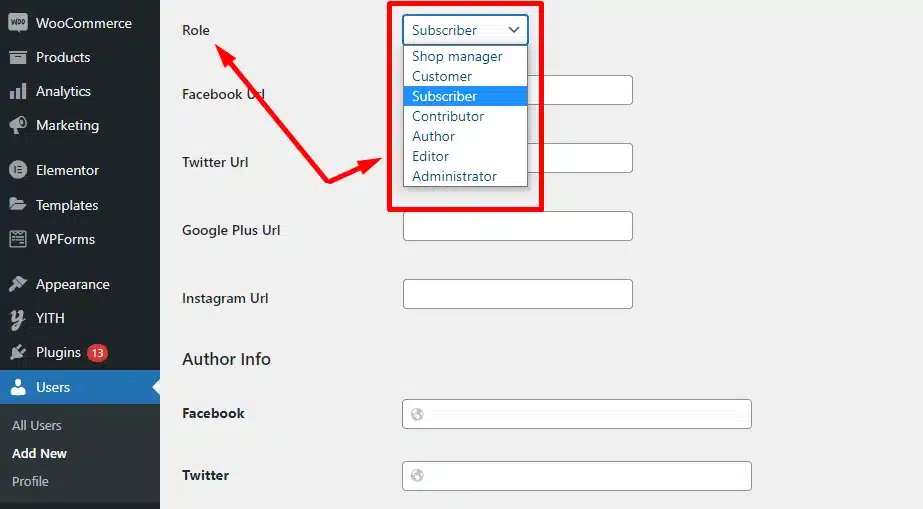 phân quyền user wordpress - Hình 1