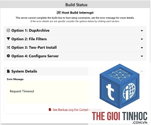 plugin backup timeout